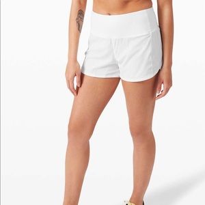 Speed Up Short Long High-Rise  4" - White- Size 8